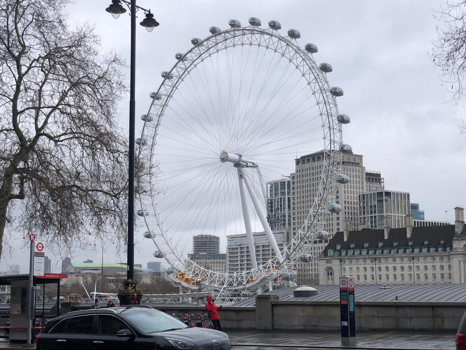 South Bank London Eye River Thames